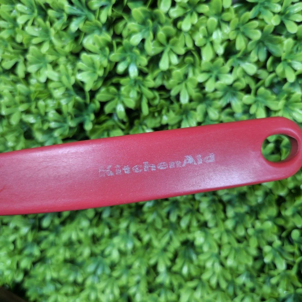 KitchenAid Red Nylon Soup Ladle Heat Resistant Serving Spoon Utensil